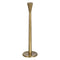 Kaarshouder Gouden Aluminium 10 x 10 x 37 cm