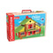 Bouwstenen Jeujura My Wooden Chalet 8005 240 Onderdelen