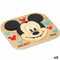 Houten Kinderpuzzel Disney Mickey Mouse + 12 Maanden 6 Onderdelen (12 Stuks)