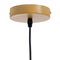 Plafondlamp Kristal Natuurlijk Metaal Wit 14 x 14 x 32 cm