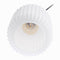 Plafondlamp Kristal Natuurlijk Metaal Wit 14 x 14 x 32 cm