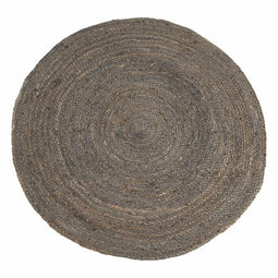 Tapijt Grijs Jute 120 x 120 cm