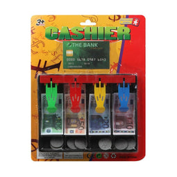Speelgoedkassa Cashier Munten en Bankbiljetten 28 x 22 cm
