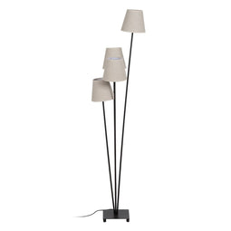 Vloerlamp Bruin Zwart Crème Ijzer 60 W 220-240 V 30 x 36 x 144 cm