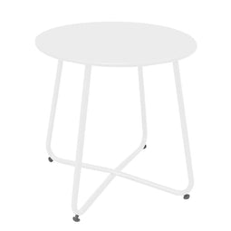 Bijzettafel Luna Staal Wit 45 x 45 cm
