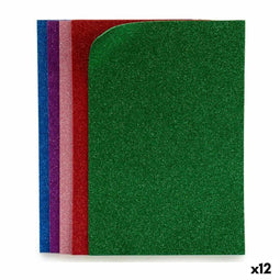 EVA-rubber Multicolour Purpurine 65 x 0,2 x 45 cm (12 Stuks)