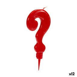 Kaars ? Rood Verjaardag (12 Stuks)