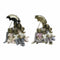 Decoratieve figuren DKD Home Decor 15,5 x 12 x 12,5 cm 15,5 x 12 x 16 cm Multicolour Familie (2 S...