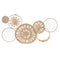 Wanddecoratie DKD Home Decor 79 X 7 X 41,5 CM Natuurlijk Wit Boho