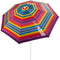 Parasoll Aktive Multicolour Oxford Staal Oxford stoffen 200 x 200 x 200 cm (6 Stuks)