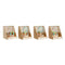 Houten spel DKD Home Decor Hout Multicolour 4 Onderdelen 9 x 9 x 12 cm