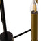 Plafondlamp 40,5 x 43 x 33 cm Zwart Gouden Metaal