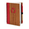 Spiraalnotitieblok met Pen Bamboe 1 x 16 x 12 cm (12 Stuks)