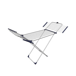 Vouwbare Waslijn Gimi 153786 Tempo Super X Legs Ziverachtig Staal Aluminium (168 x 93 x 117 cm) (...
