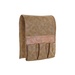 Houder voor afstandsbedieningen DKD Home Decor Beige Bruin 30 x 0,5 x 90 cm Polyurethaan