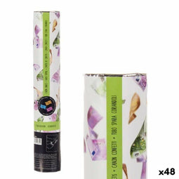 Confettikanon Euros Multicolour Papier 5 x 29 x 5 cm (48 Stuks)