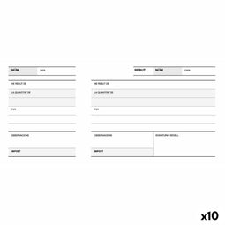 Ontvangstboek Apli A16 Catalaans 1/3 100 Lakens (10 Stuks)