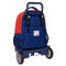 Schoolrugzak met Wielen Atlético Madrid Blauw Rood 33 X 45 X 22 cm