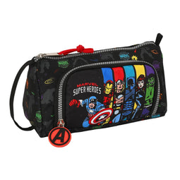 Schoolpennenzak The Avengers Super heroes Zwart (20 x 11 x 8.5 cm)