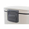 Prullenbak DKD Home Decor Mat 21 x 15 x 29,5 cm Metaal Crème 5 L Eenvoudig