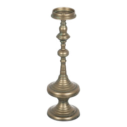 Kaarshouder Gouden Ijzer 14 x 14 x 45,5 cm