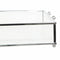 Set van trays DKD Home Decor Kristal Metaal Transparant (31 x 18 x 5,5 cm)