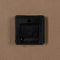 Muurklok Wit Natuurlijk Hout Kristal 32 x 32 x 4,5 cm