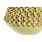 Vaas DKD Home Decor Wit Keramiek Modern Mosterd 20 x 20 x 13 cm (2 Stuks)