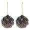 Kerstballen (2 pcs) 112537 Kleur Bruin