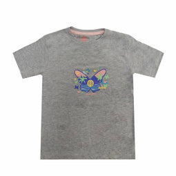 T-Shirt met Korte Mouwen voor kinderen Rox Butterfly Lichtgrijs Maat 12 Jaar