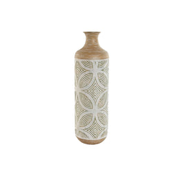 Vaas Home ESPRIT Groen Beige Natuurlijk Metaal Tropisch 18 x 18 x 56 cm