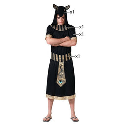 Kostuum Egyptenaar Zwart Maat XS/S
