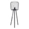 Vloerlamp Zwart Metaal 25 x 25 x 80 cm