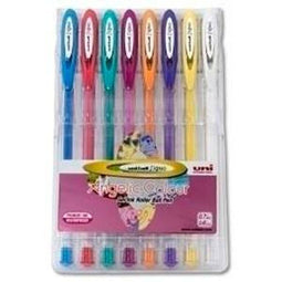 Set Balpennen Uni-Ball Rollerball Signo Angelic Colour UM-120AC Multicolour 0,45 mm