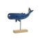 Decoratieve figuren Home ESPRIT Blauw Natuurlijk Walvis 30 x 5 x 26 cm