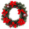 Kerstkroon Rood Groen Plastic 40 cm