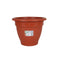 Bloempot Dem Squares Rond Bruin 30 x 30 x 23,5 cm (6 Stuks)