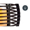Led-lantaarn Donker grijs Plastic 16 x 20 x 16 cm (9 Stuks)