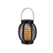 Led-lantaarn Donker grijs Plastic 16 x 20 x 16 cm (9 Stuks)