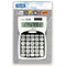 Rekenmachine Milan Zwart Wit (15,2 x 10 x 3,7 cm)