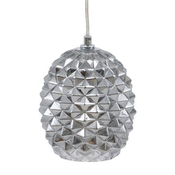 Plafondlamp Kristal Zilver Ijzer