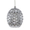 Plafondlamp Kristal Zilver Ijzer