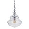 Plafondlamp 28 x 28 x 36 cm Kristal Metaal Zilver