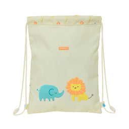 Rugtas met Koordjes Safta Selva Wit 26 x 34 x 1 cm