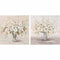 Schilderij DKD Home Decor 90 x 2,4 x 90 cm Vaas Shabby Chic (2 Stuks)