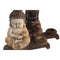 Decoratieve figuren DKD Home Decor 22 x 8,2 x 23 cm Rood Beige Boeddha Orientaals (4 Onderdelen)