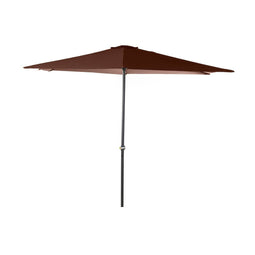 Parasoll DKD Home Decor Bruin Staal (270 x 270 x 250 cm)