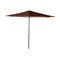 Parasoll DKD Home Decor Bruin Staal (270 x 270 x 250 cm)