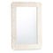 Wandspiegel Wit Bruin Mangohout Curve 90 x 60 x 2 cm