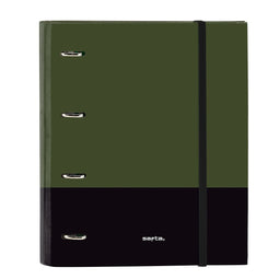Ringmap Safta Dark forest Zwart Groen 27 x 32 x 3.5 cm